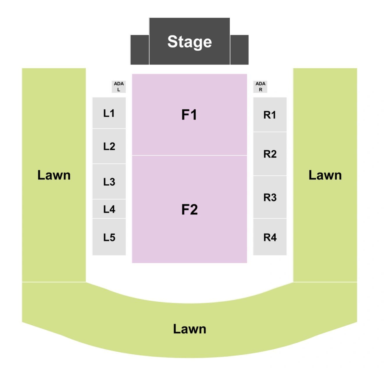 Ford Idaho Center Amphitheater Seating Chart