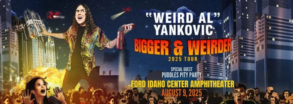 Weird Al Yankovic & Puddles Pity Party at Outdoor Amphitheater At Ford Idaho Center